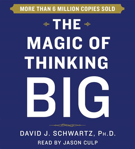 The magic of thinking big audible